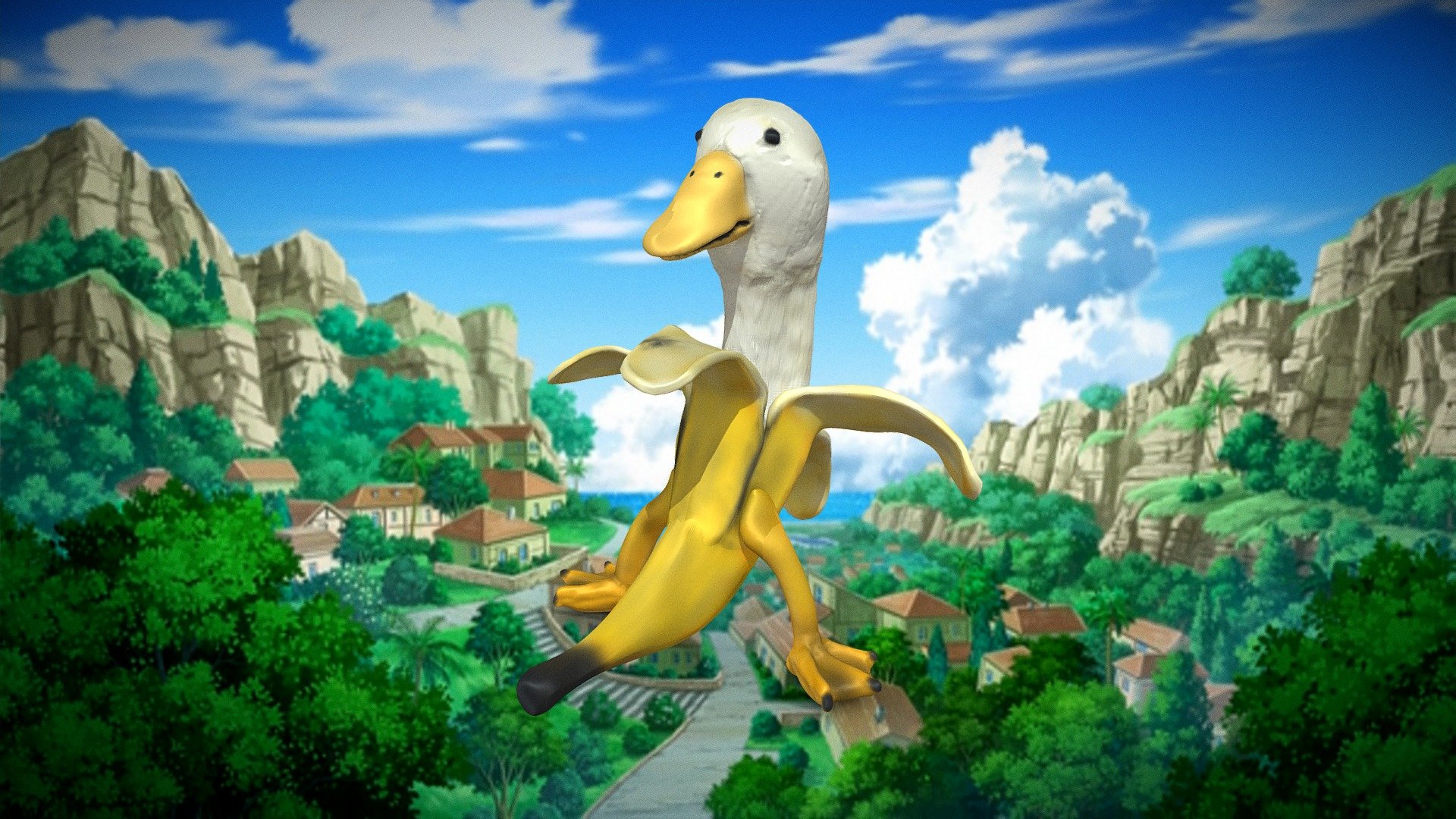 Banana goose - Download Free 3D model by DeadLink (@d43dLink) [45849a0 ...