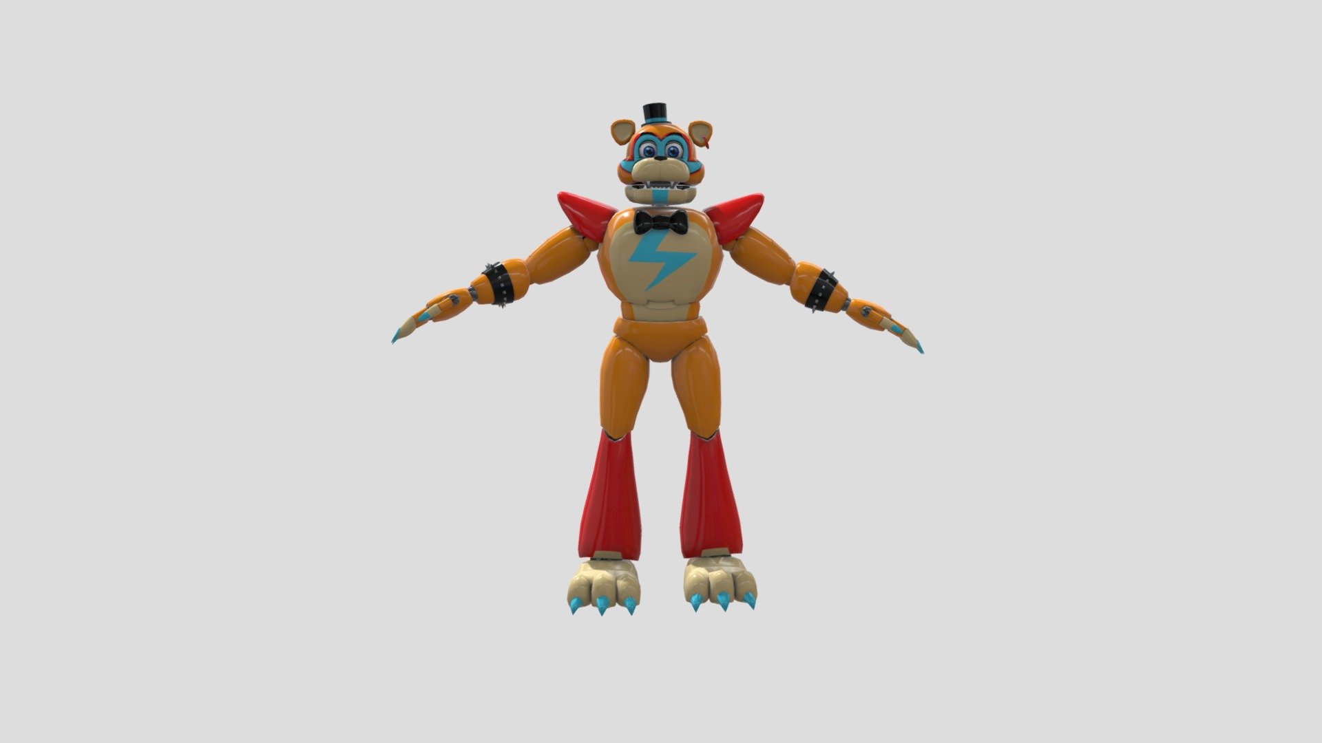 Glamrock Freddy - FNAF Security Breach - Download Free 3D model by GenEnix  (@GenEnix) [8964eca]