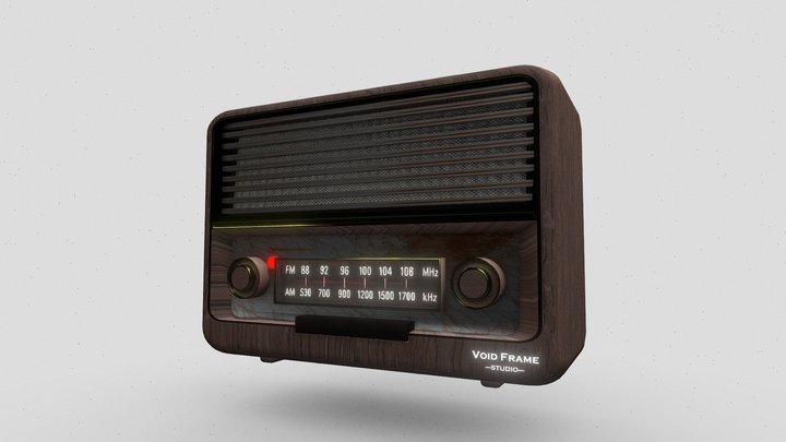 Void Frame Studio - Radio 3D Model