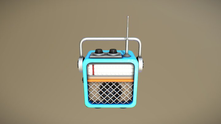 Radio (Only Texture) 3D Model