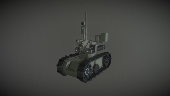 SWORDS Drone 3D Model