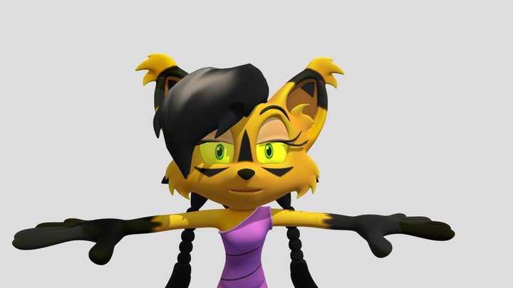 Nicole The Lynx 3D Model