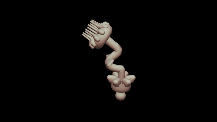 Alien Flytrap 3D Model