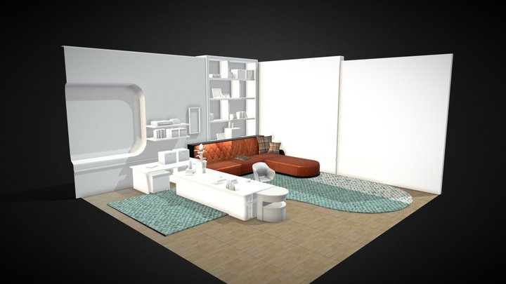 Trailblazer's Desk Scene (WIP) 3D Model