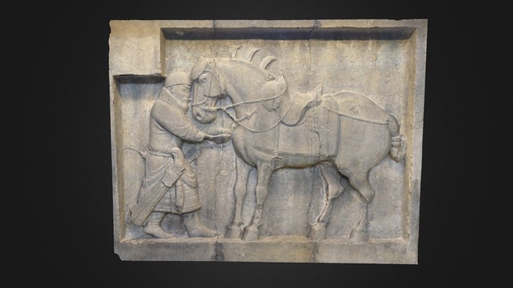 Taizong Horse Relief - Saluzi 3D Model