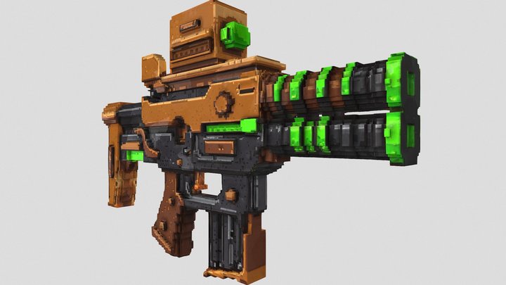 Pixel-gun 3D models - Sketchfab