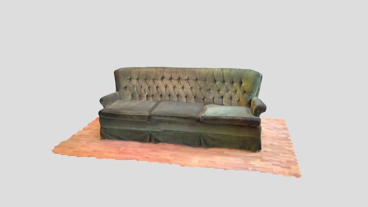 Scan #5 : Green Couch 3D Model