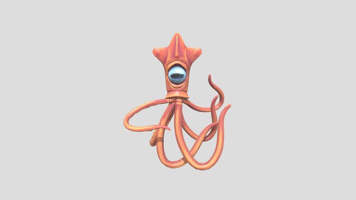 Giant Squid 3D Model