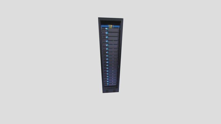 Server Rack - Low Poly – Modelo 3D gratuito STL