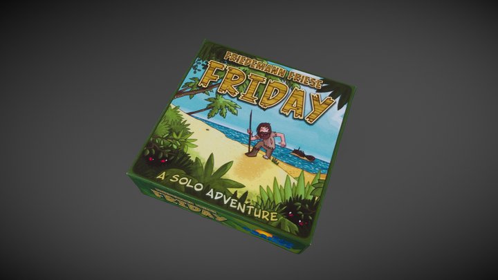 Friday board game 3D Model