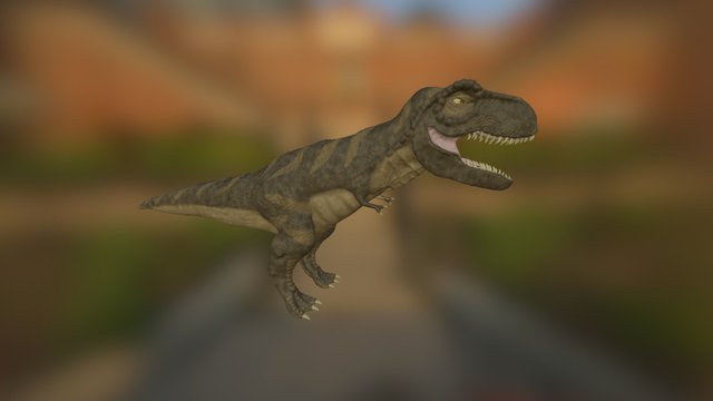 High-poly T-rex 3D Model