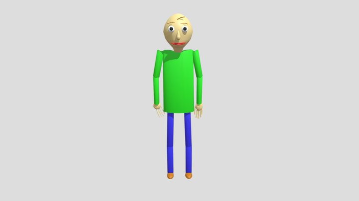 Baldi from baldi's basics 3D Model