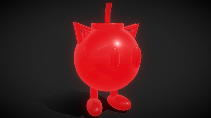 Bowser's Fury Cat Bob-Omb 3D Model