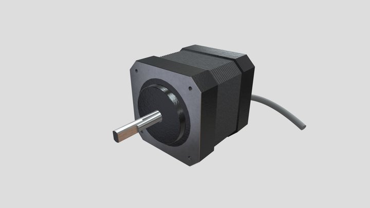 Electronic Stepper Motor 3D Model