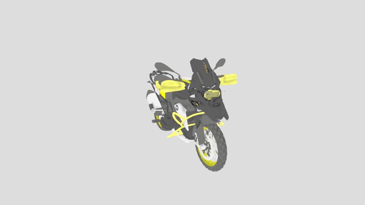 BMW GS 1250 40th Years Edition 3D Model