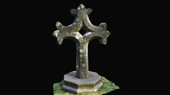 Portumna Abbey Cross (GA127-019011-) – Modello 3D gratuito STL