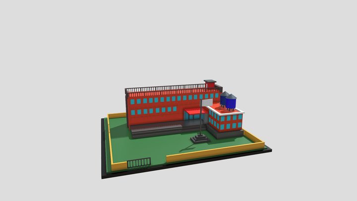 School 3D Model