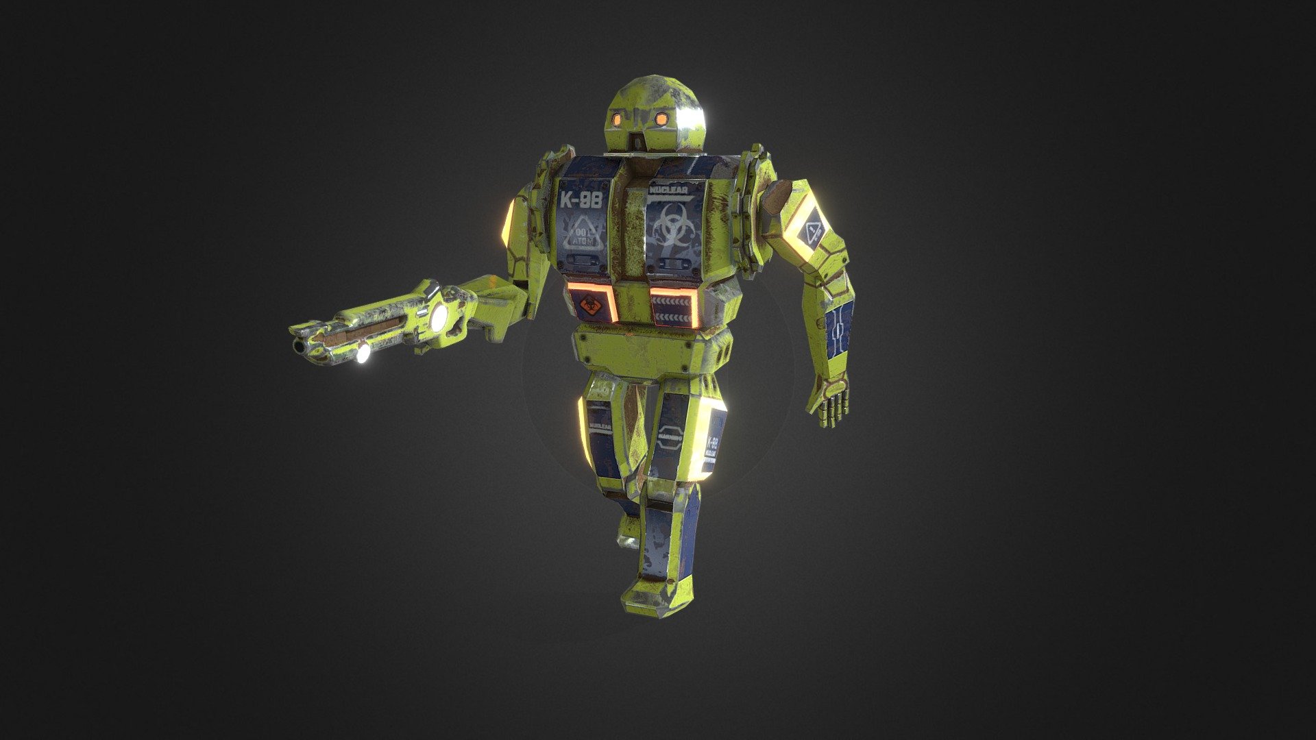 SciFi Robot Shotgun Enemy Elements Video Game - Buy Royalty Free 3D model  by The Cuban Jeweler (@torreblanca) [458faea]