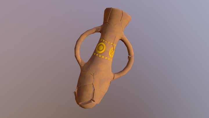 Breaking Vase 3D Model