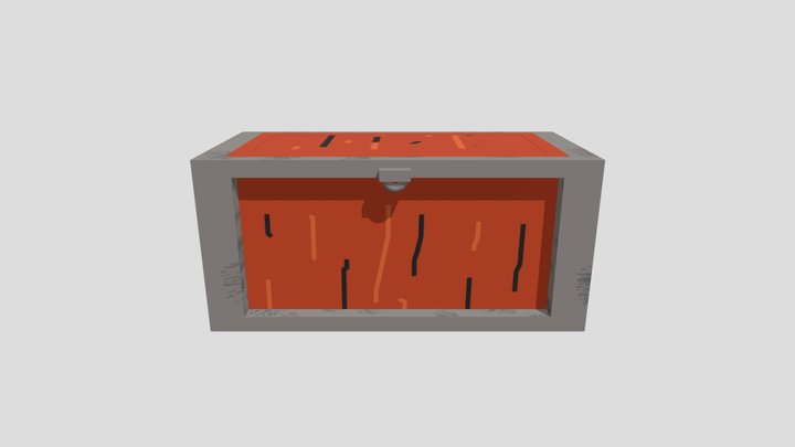 AIE Chest Animation 3D Model