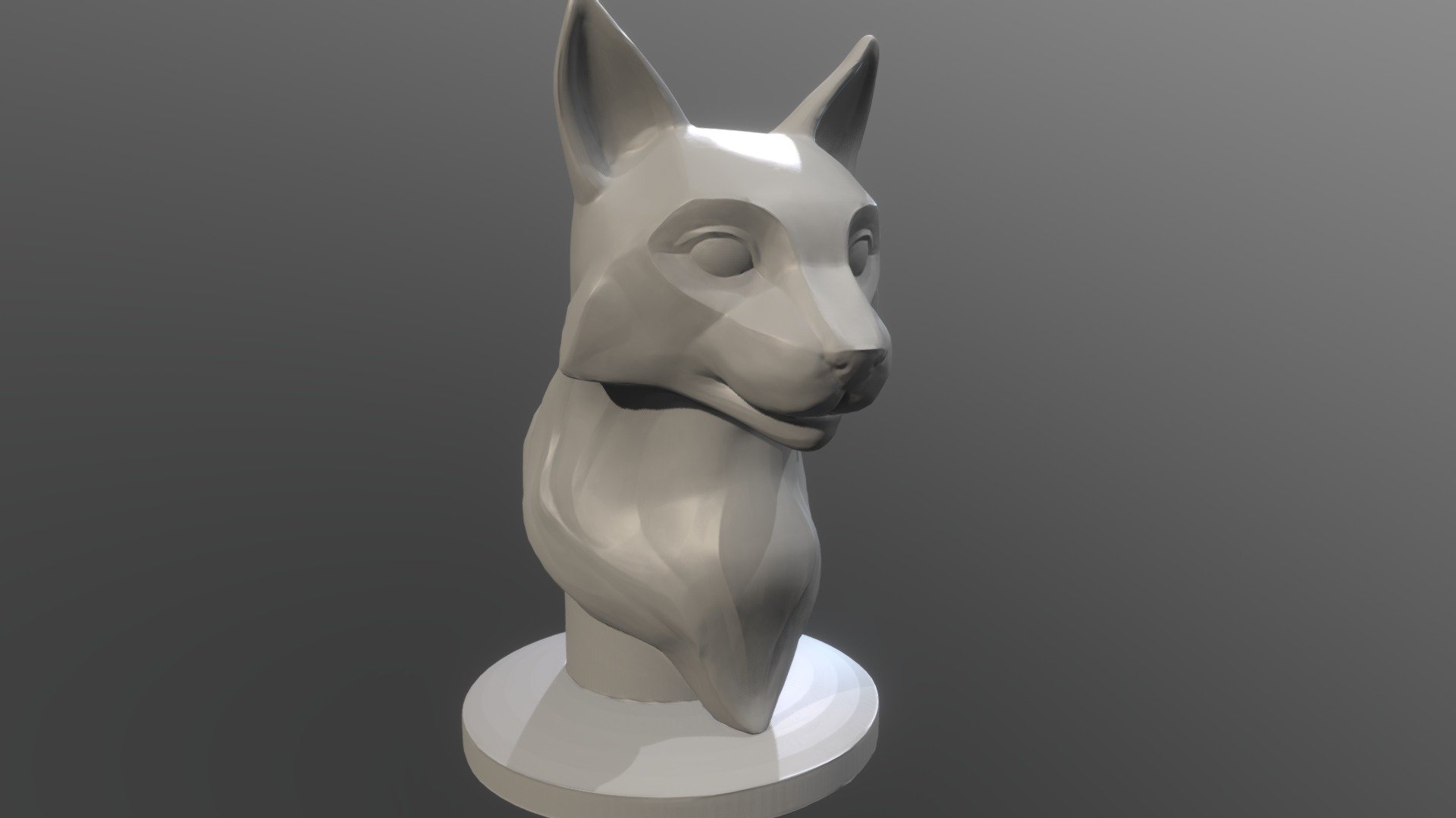 Bobcat Planar Bust