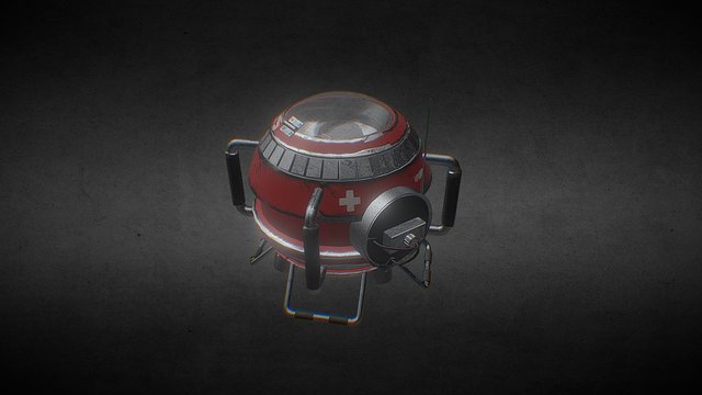 Electromagnetic Bomb 3D Model