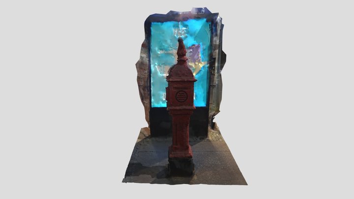Historischer Feuermelder in Berlin 3D Model