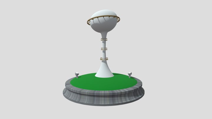 Water Tower – Modelo 3D gratuito STL