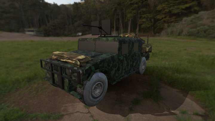 Humvee 3D Model