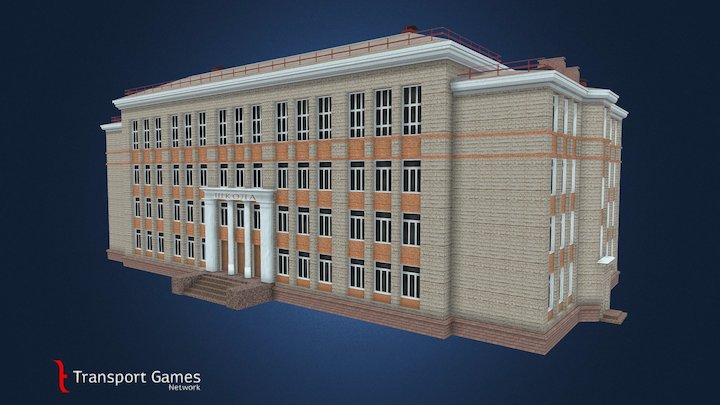 School proj. 2-02-27 (south facade orientation) 3D Model