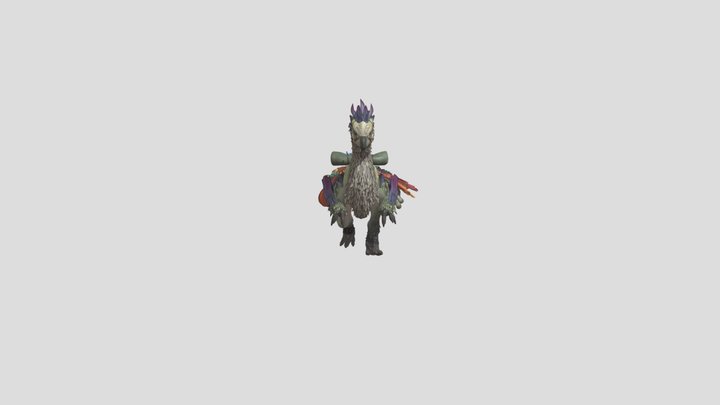 Seikret Walk 3D Model