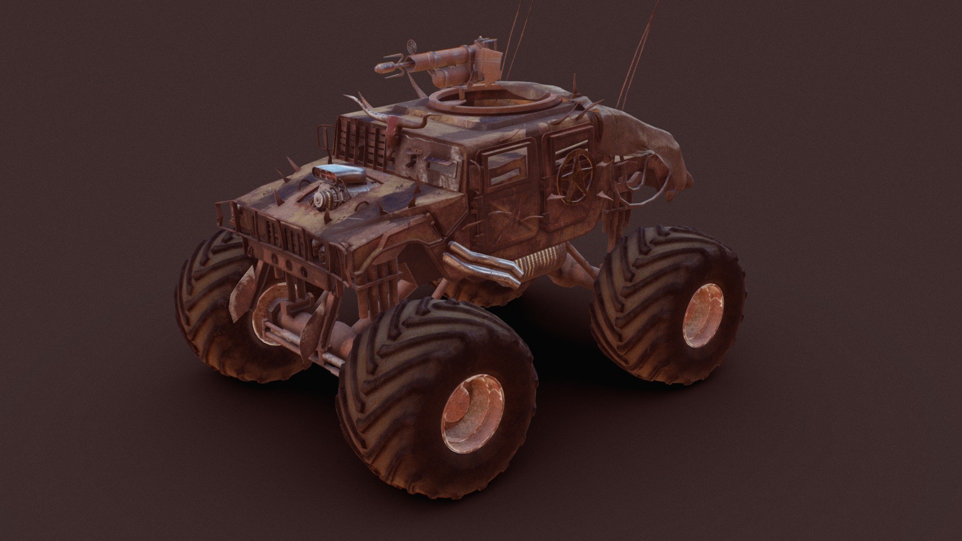 MadMax Texas Ranger 3D model by Andreas Fjell (andreas_fjell