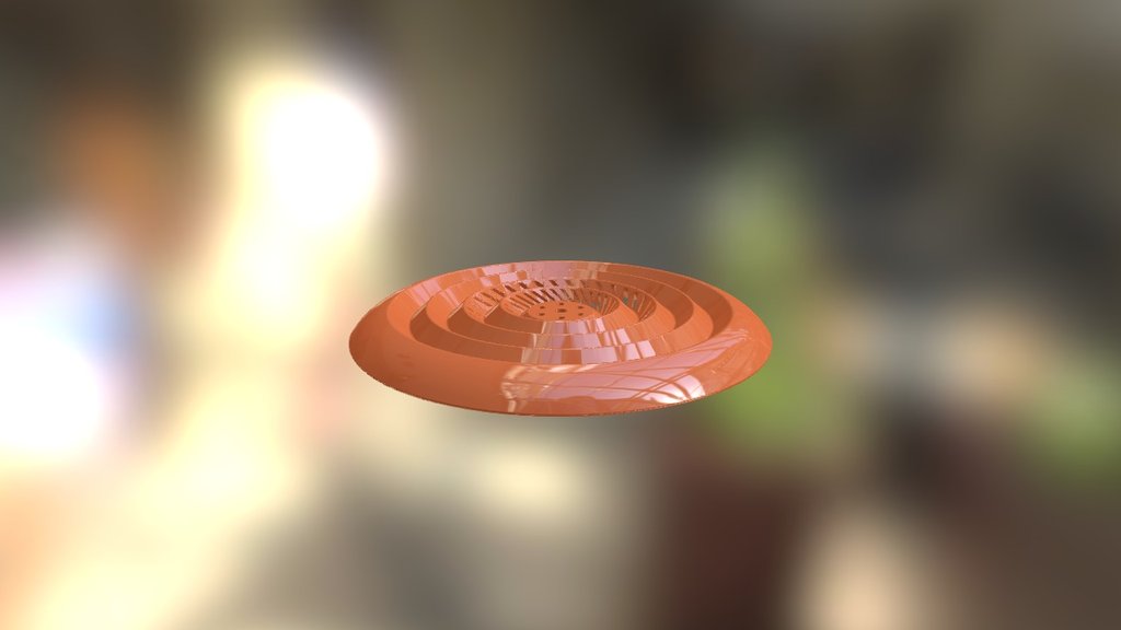 Repulsine Top Wave Disk — Sketchfab embed 3D viewer
