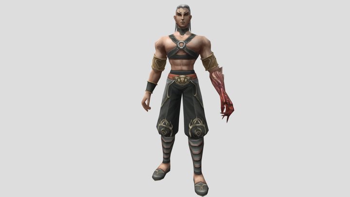 Metin2 - Sura Novice Idle loop 3D Model