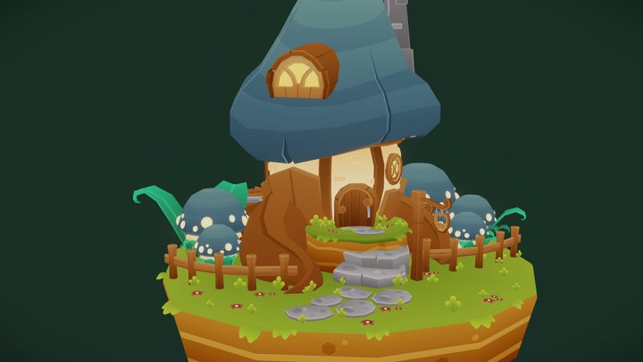 Mushroom Village - House – Modello 3D gratuito STL