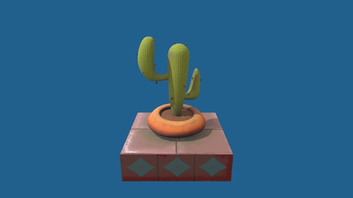 Echo Creek Cactus 3D Model