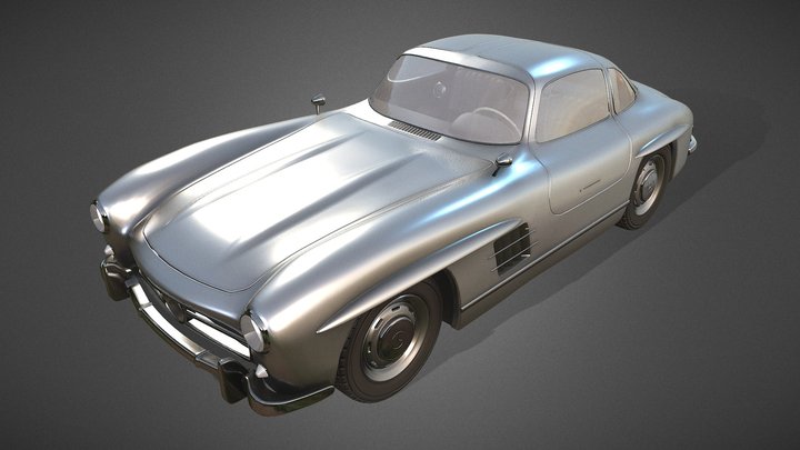 Mercedes-Benz 300 SL 3D Model