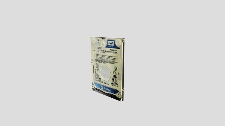 hdd low poly psx 3D Model