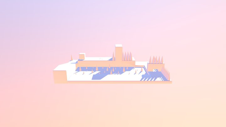 Box Course 3D Model