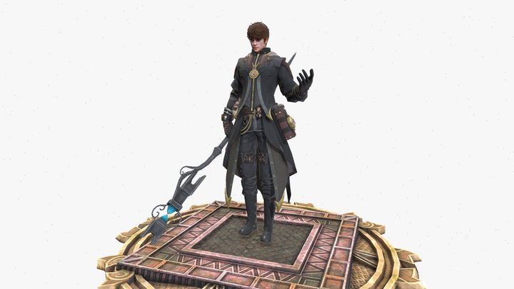 31Human wizard m 3D Model