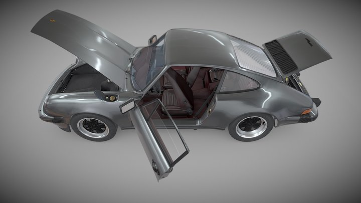 Porsche 911SC Coupé 3D Model