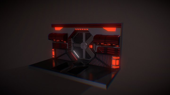SCI- Fi DooR (Draft) 3D Model