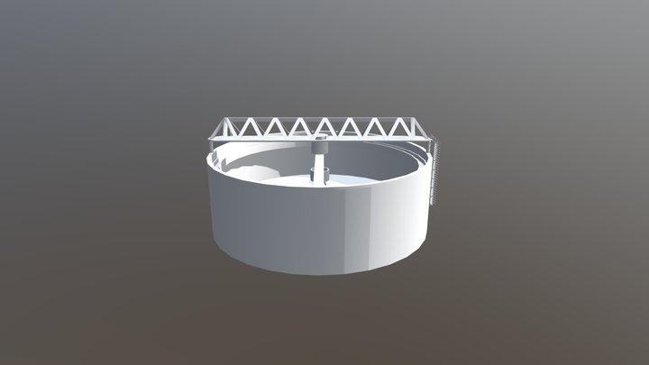 沉淀池 3D Model