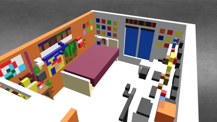 Studio de YouTuber #2 - Farod 3D Model