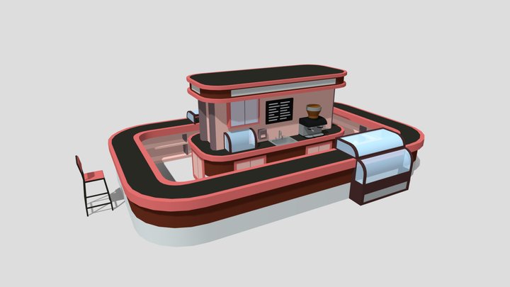 Airport Cafe – Free 3D Model STL