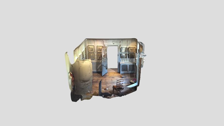 Hogarth house room 3 scan 3D Model