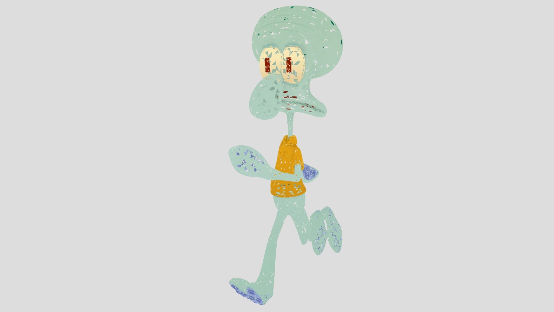 Bfbbr Squidward Run2 - Download Free 3D model by SMF Features Developed ...