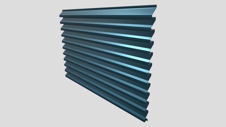 Paneles Aluacero P59x35 modelo ventanas 3D Model