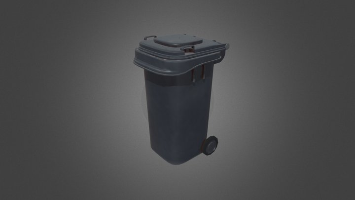Trash Can 3D Model 3D Model
