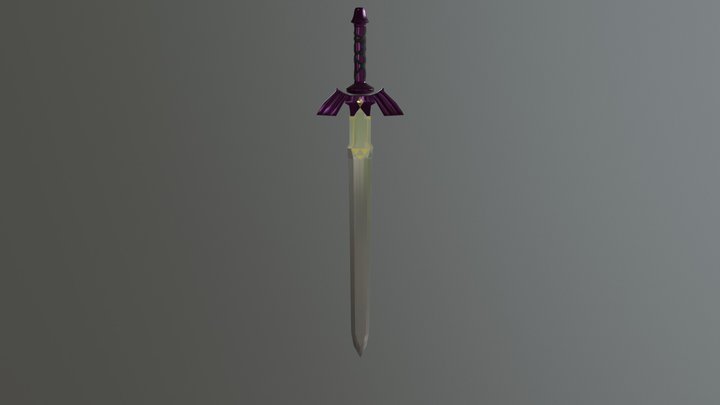 Metal Mastersword 3D Model